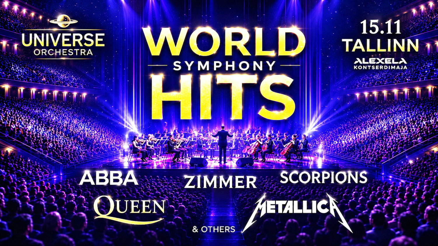 World Hits Symphony - Universe Orchestra - Piletilevi