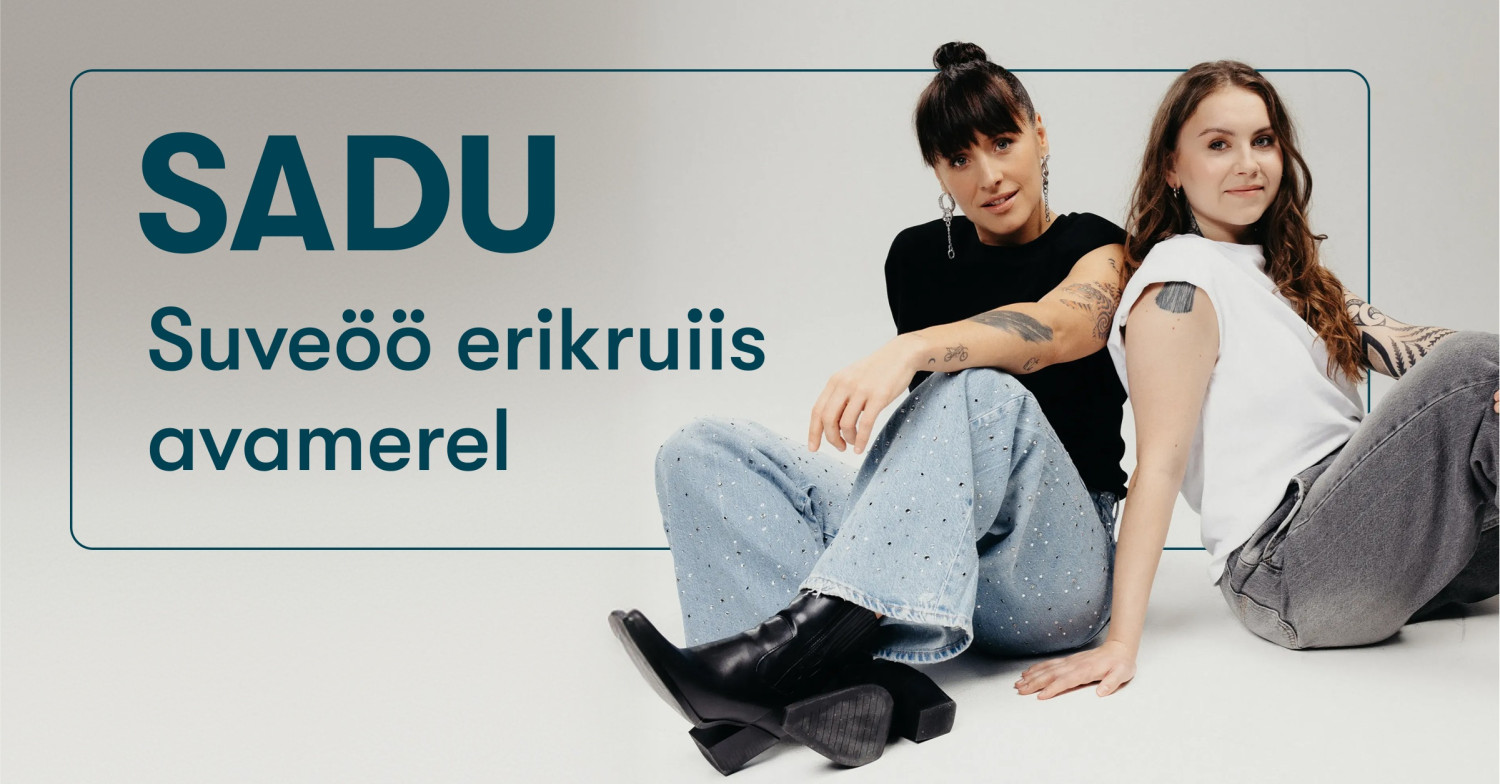 SADUÜLDINFOT 4.08.2026 • 19:00 - 02:00Tallink Silja Line’i kruiisilaev Romantika, D-terminal, Uus-Sadama 24, Tallinn ARTISTI INFOSADU – suveöö erikruiis avamere