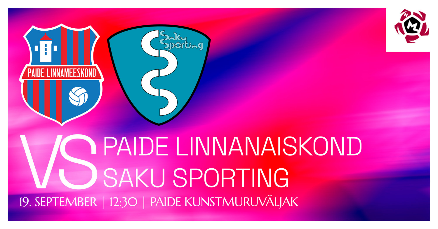 Naiste Meistriliiga 19. voor | Paide Linnanaiskond vs Saku Sporting (N)