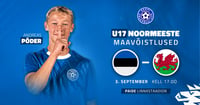 EESTI - WALES | U17 noormeeste maavõistlused