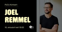 Joel Remmeli soolokontsert PoCo popkunstimuuseumis
