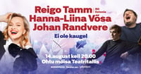 Reigo Tamm, Hanna-Liina Võsa ja Johan Randvere Ohtu mõisa Teatritallis
