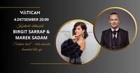 Kontsert-õhtusöök: Birgit Sarrap & Marek Sadam