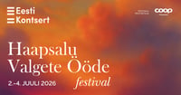 HAAPSALU VALGETE ÖÖDE FESTIVAL 2.-5. juuli 2026