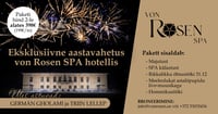 Eksklusiivne aastavahetus von Rosen SPA hotellis