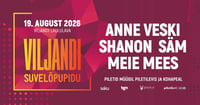 VILJANDI SUVELÕPUPIDU 2026