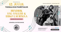 Hendrik Sal-Saller ja Erko Laurimaa - Smilersi hitid akustiliselt / Kontserdid Tuhala Kultuuritalus 2026
