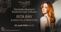 Rita Ray ja keelpilliorkester. Kadriorg 308. Sünnipäevakontsert lossi Lilleaias.