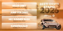 Eesti Drifti Hooajapilet: 4 etappi