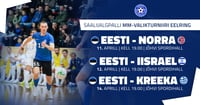 Saalijalgpalli MM-valikturniiri eelring | NORRA - EESTI