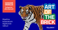 Art Of The Brick - LEGO®kunsti näitus / Time Slot ehk Kindla sisenemisajaga pilet