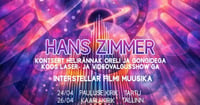 Hans Zimmer. Kontsert-helirännak oreli ja gongidega koos laser- ja videovalgusshow'ga