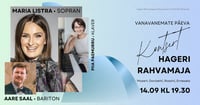 Vanavanemate päeva kontsert: Maria Listra, Aare Saal, Piia Paemurru