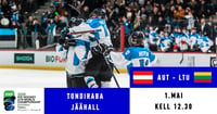 AUT - LTU / IIHF U18 meeste jäähoki MM I divisjoni B-grupi turniir Tallinnas