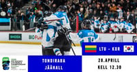 LTU - KOR / IIHF U18 meeste jäähoki MM I divisjoni B-grupi turniir Tallinnas
