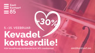 Sõbrakuu koos Eesti Kontserdiga / soodustused kuni -30%