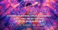 PÄRNU. Hans Zimmer. Orel ja gongid