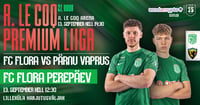 Premium liiga 27. voor: Zondacrypto esitleb ja FC Flora kutsub - FC Flora vs Pärnu Vaprus