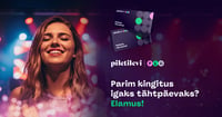 Piletilevi Kinkepilet / Kinkekaart / Подарочный билет Piletilevi