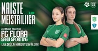 Naistemeistriliiga 16. voor. FC Flora vs Saku Sporting