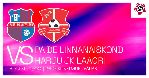 Naiste Meistriliiga 12. voor / Paide Linnanaiskond vs Harju JK Laagri (N)