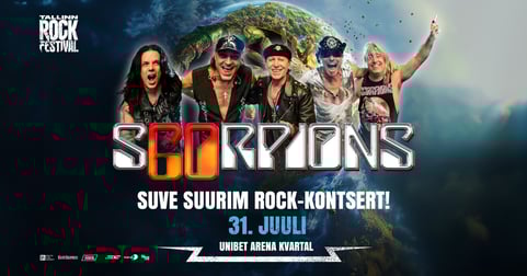 Day 1 - SCORPIONS (GER), WHITE LIES (UK) | Tallinn Rock Festival 2026