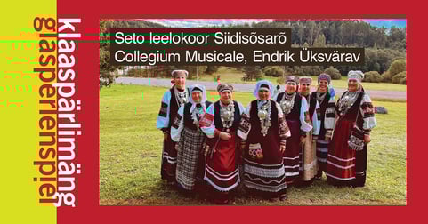 Valge joon Võro- ja Setomaa kohal / Festival Klaaspärlimäng 2026