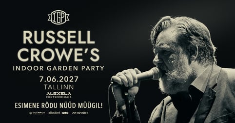 One evening with RUSSELL CROWE and band ''Indoor Garden Party''