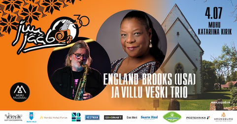 England Brooks (USA) & Villu Veski trio / XXX Muhu Tulevikumuusika Juubelifestival ''Juu Jääb 2026''