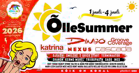 Eesti suurim festival Õllesummer 2026 tuleb uuel aastal veel võimsamana!