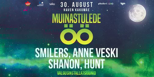 Lükkub edasi: Muinastulede öö Haven Kakumäel 30.08