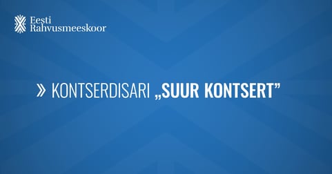 ''Mägi-Sibul. Riho Sibula ja Tõnis Mägi laulud'' / Eesti Rahvusmeeskoori kontsertide SARJAPILET ''Suur kontsert''
