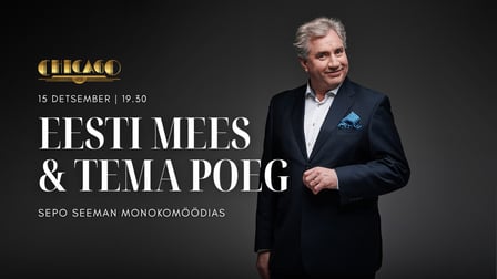 Sepo Seeman monokomöödias ''Eesti mees & tema poeg''. Chicago 1933 elamusõhtud
