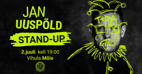 Jan Uuspõld stand-up ''Kuidas huumor meid elus edasi kannab?''