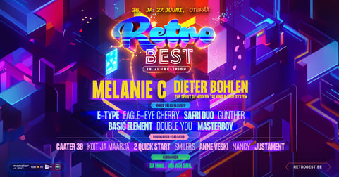 Retrobest Festival 2026 / 2-päeva pilet