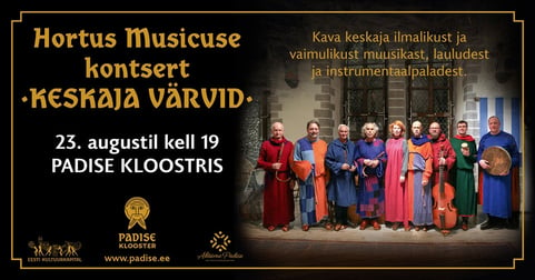 Hortus Musicus kontsert ''Keskaja värvid'' Padise kloostris