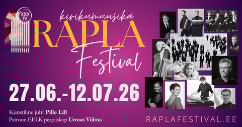 XXXIV Rapla Kirikumuusika Festival 2026
