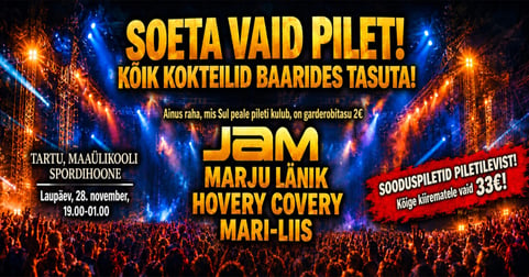 TARTU PIDUTSEB!