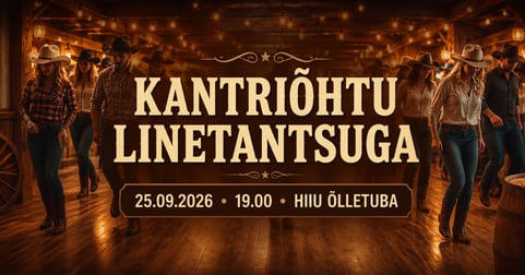 Kantriõhtu linetantsuga Hiiu Õllekas