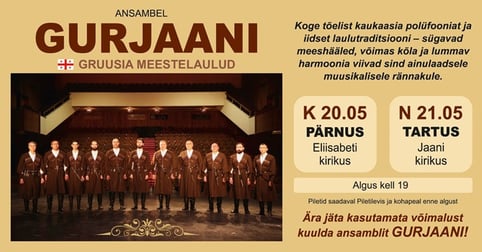 Gruusia meeskoori Gurjaani kontsert