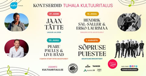 Kontserdid Tuhala Kultuuritalus 2026