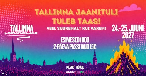 Tallinna Jaanituli 2027 / 2 päeva pass