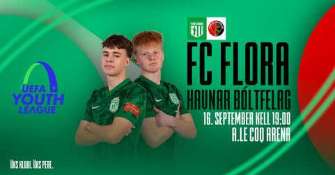 UEFA Youth League (U19) / FC Flora Tallinn vs Havnar Bóltfelag (HB)
