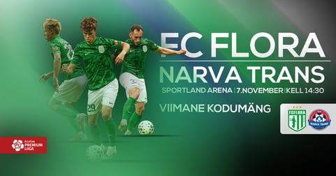 FC Flora vs JK Narva Trans | Premium liiga