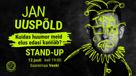 Jan Uuspõld stand-up ''Kuidas huumor meid elus edasi kannab?''