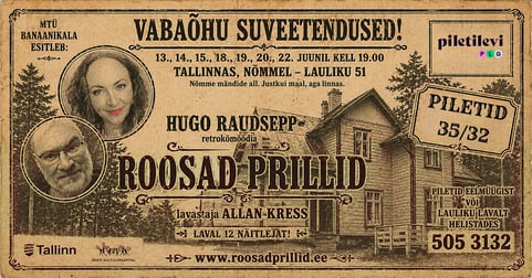 Suvelavastus ''Roosad prillid'', retrokomöödia