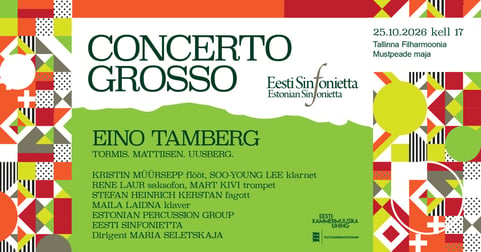 Concerto grosso III. Eino Tamberg