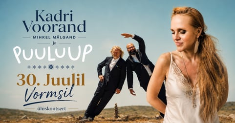 Kadri Voorand ja PUULUUP Vormsi saarel