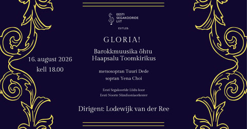 GLORIA! Barokkmuusika õhtu Haapsalu Toomkirikus