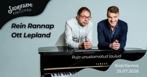 Rein Rannap ja Ott Lepland Siidrifarmis